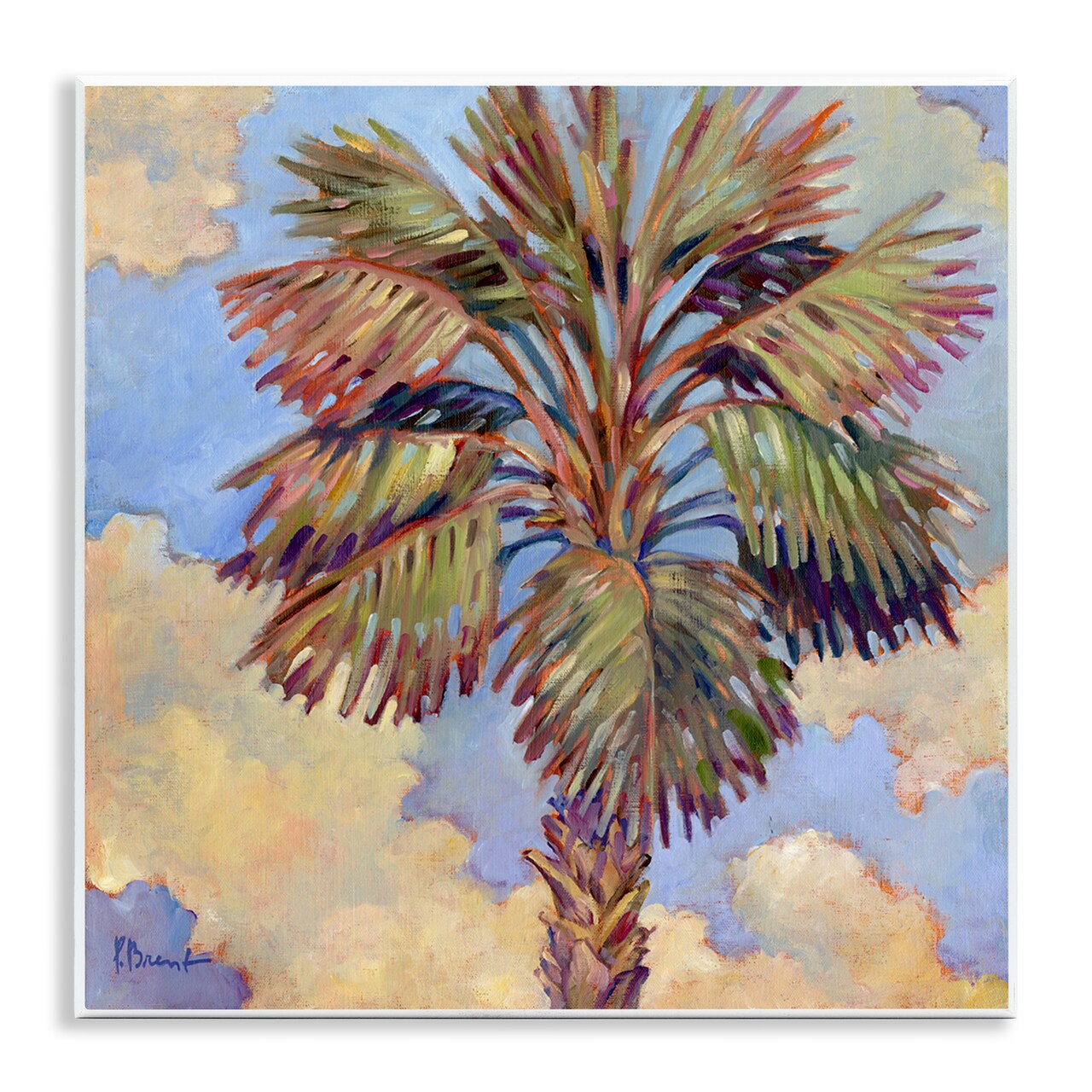 Stupell Industries Santa Rosa Palm Wall Plaque Art Design by Paul Brent